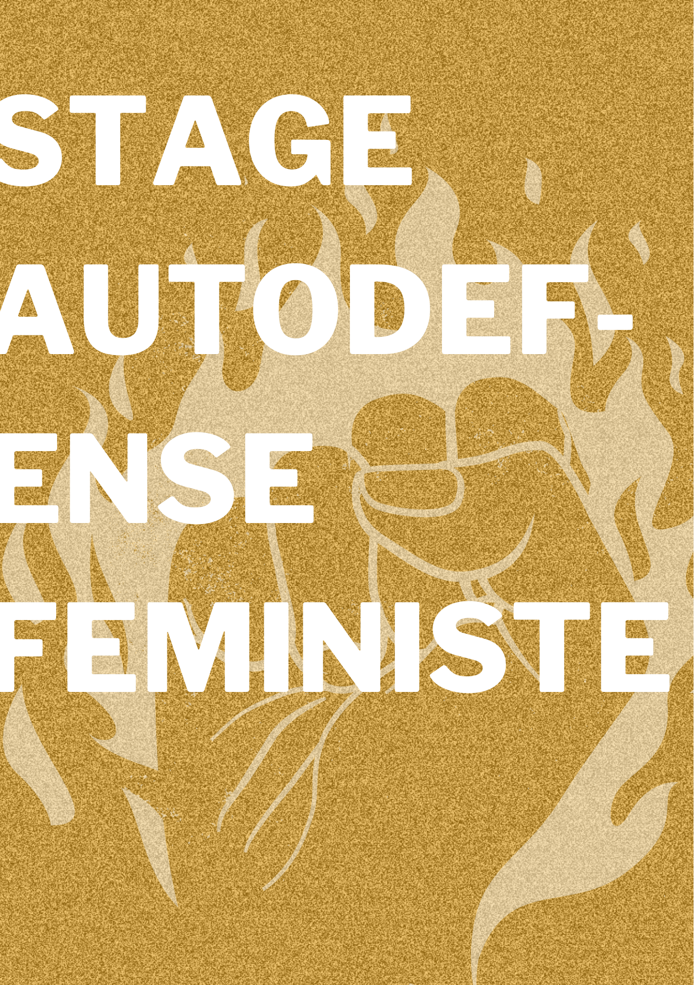 Flyer stage autodéfense féministe Viol-Secours